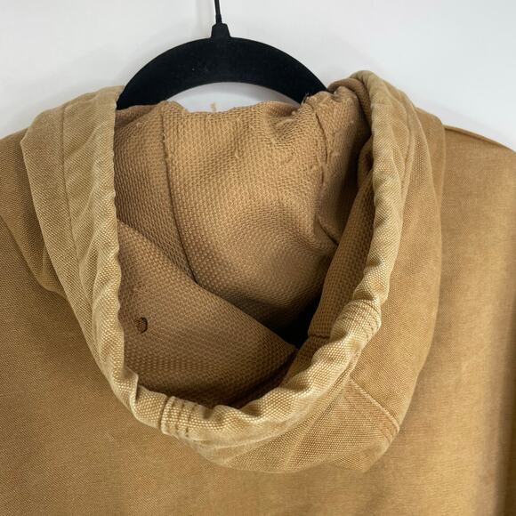 Carhartt J131 Thermal Lined Canvas Full Zip Hooded Jacket Men's size XL - Picture 9 of 16